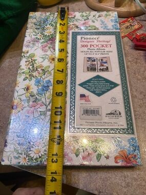 Pioneer 300 Pocket Floral Photo Album - Pastel Multicolor-New Old Stock